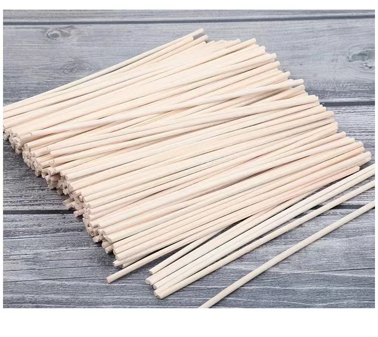100 PCS 4MMx15/23/25/30CM NatureReed Diffuser Wood Rattan Sticks Essential Oil Fragrance Diffuser Sticks for Air Freshener