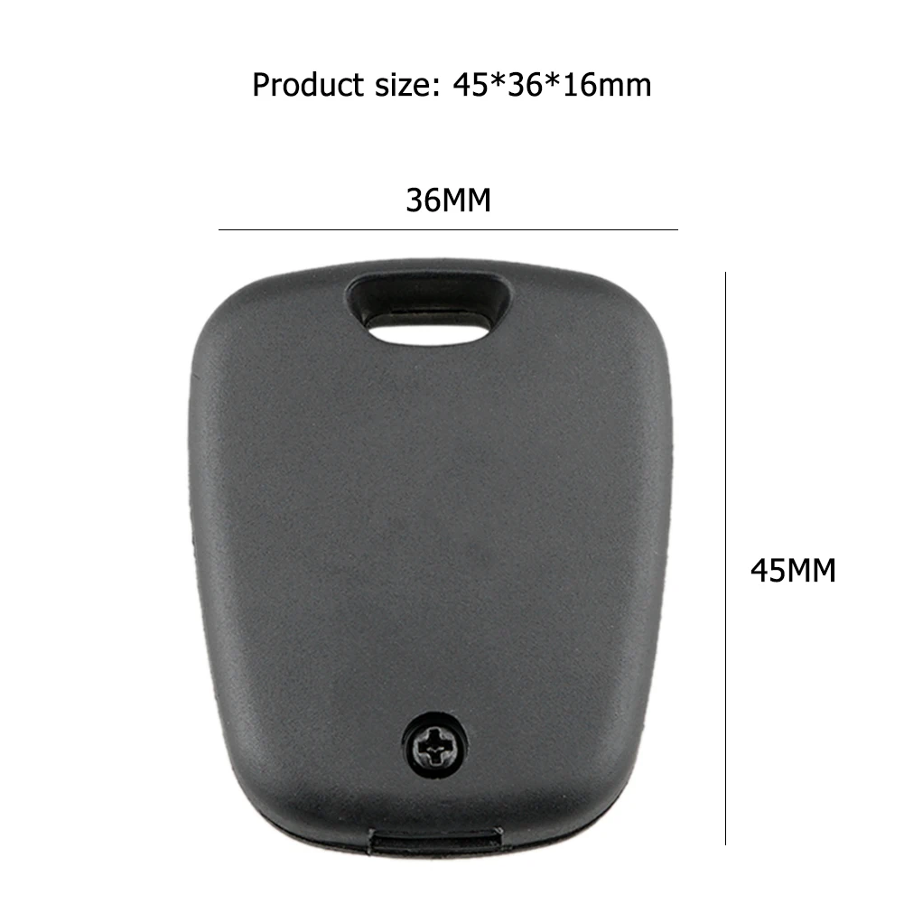 2 Button Replacement Remote Control Blank Car Key Shell Key Box for Peugeot 206 Blade Car Alarm Key Box Car Accessories