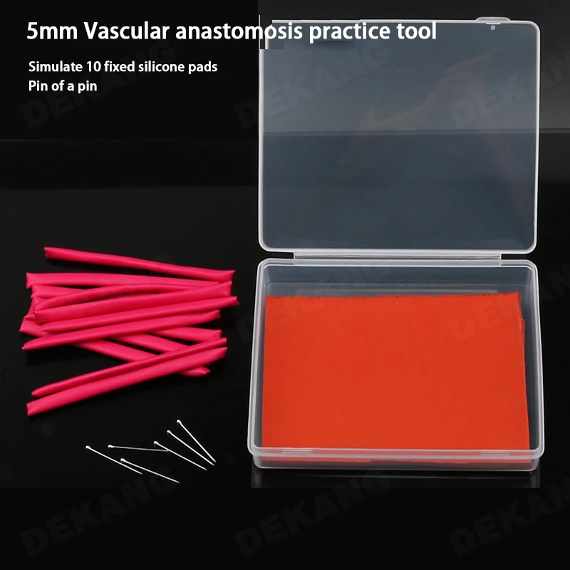 Microsurgery End To End Anastomosis Simulation Blood Vessel 2mm5mm Measurement Suture Skills Training Model Vascular Exercises microsurgery training model
