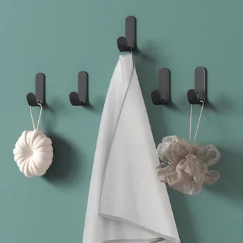 Gancio per organizer da parete multiuso Gancio per appendiabiti per chiavi dietro la porta Gancio per appendiabiti per accappatoio da bagno Gancio per mensola hardware da cucina 1