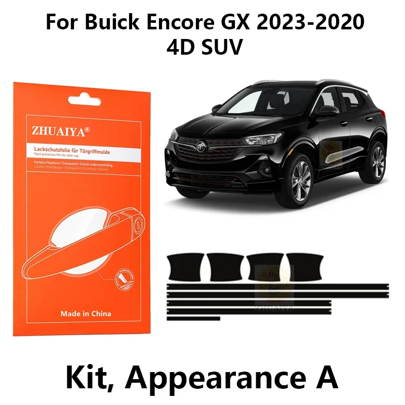 

Защитная пленка ZHUAIYA для красок дверной ручки, защитная пленка из ТПУ для автомобиля Buick Encore GX 2023-2020 4D SUV