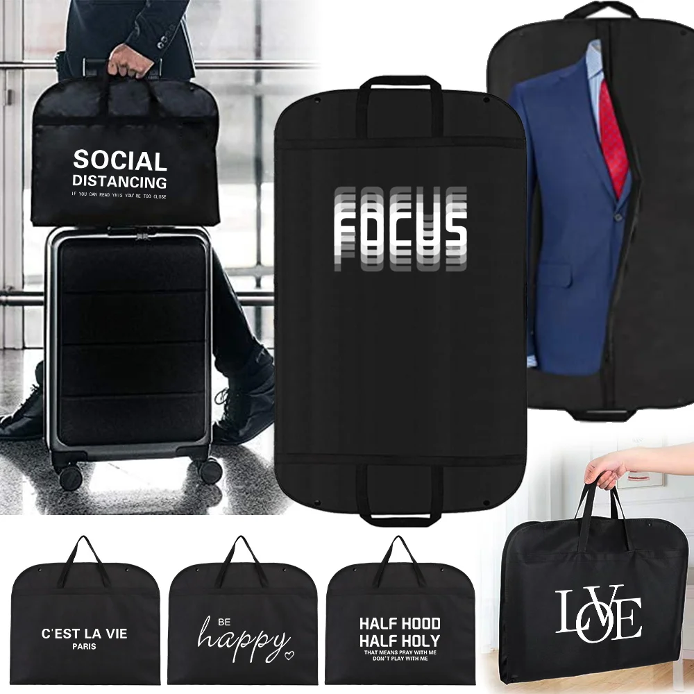 

Suit Coat Dust Cover Clothing Hanging Protective Bag Dustproof Clothes Cover Moisture-Proof Garment Bag Business Attire Handbag