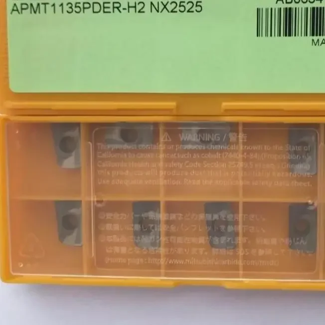 

Металлическое керамическое лезвие CNC APMT1135PDER-H2 NX2525