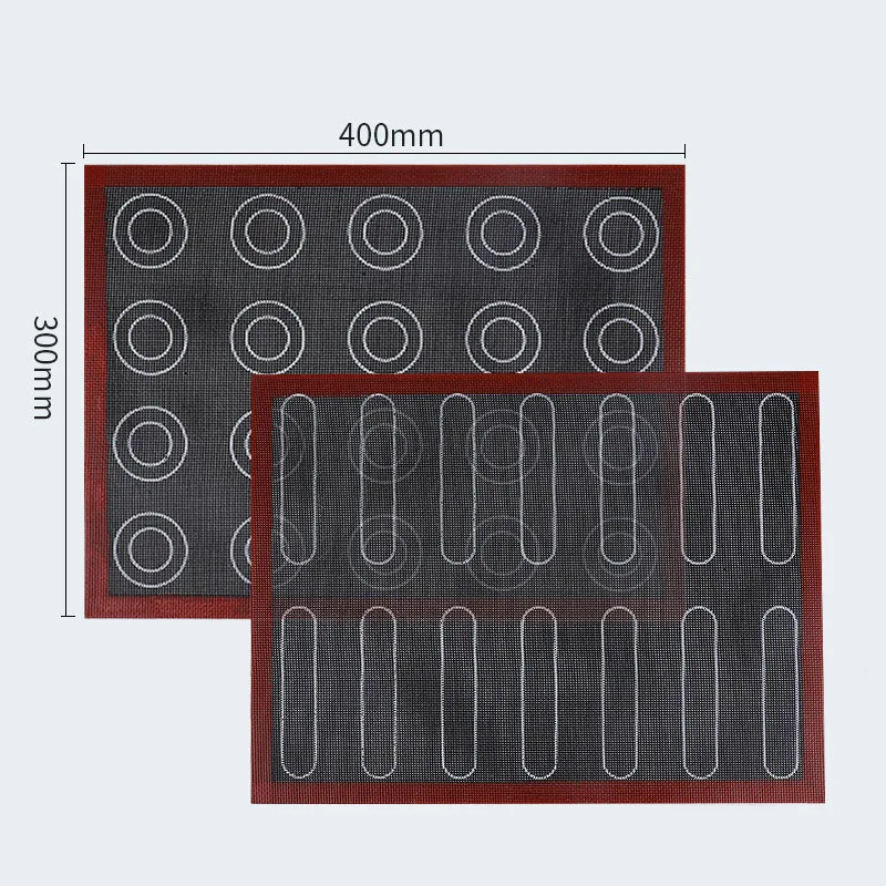 Silicone Baking Mat Perforated Silicone Baking Mat Non-stick Oven Sheet Liner Bakery Kitchen Bakeware Accessory Tools Pastry Macaron Pad For Cookies