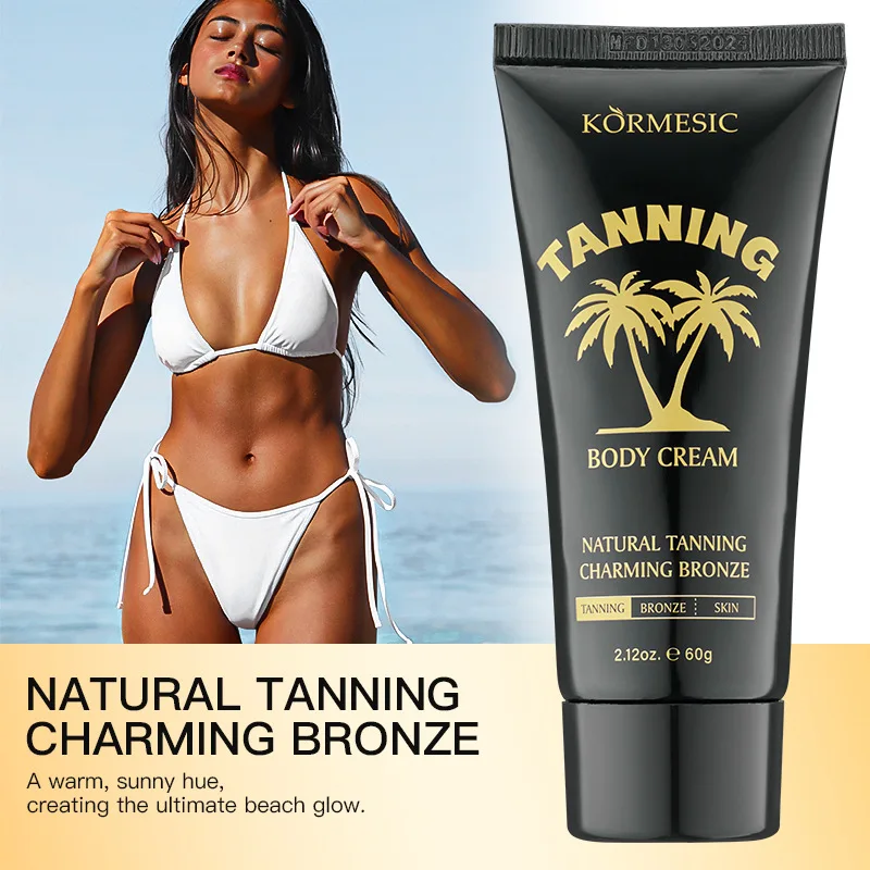 KORMESIC Tanning Body Cream Moisturizing Easy Coloring Body Cream Care