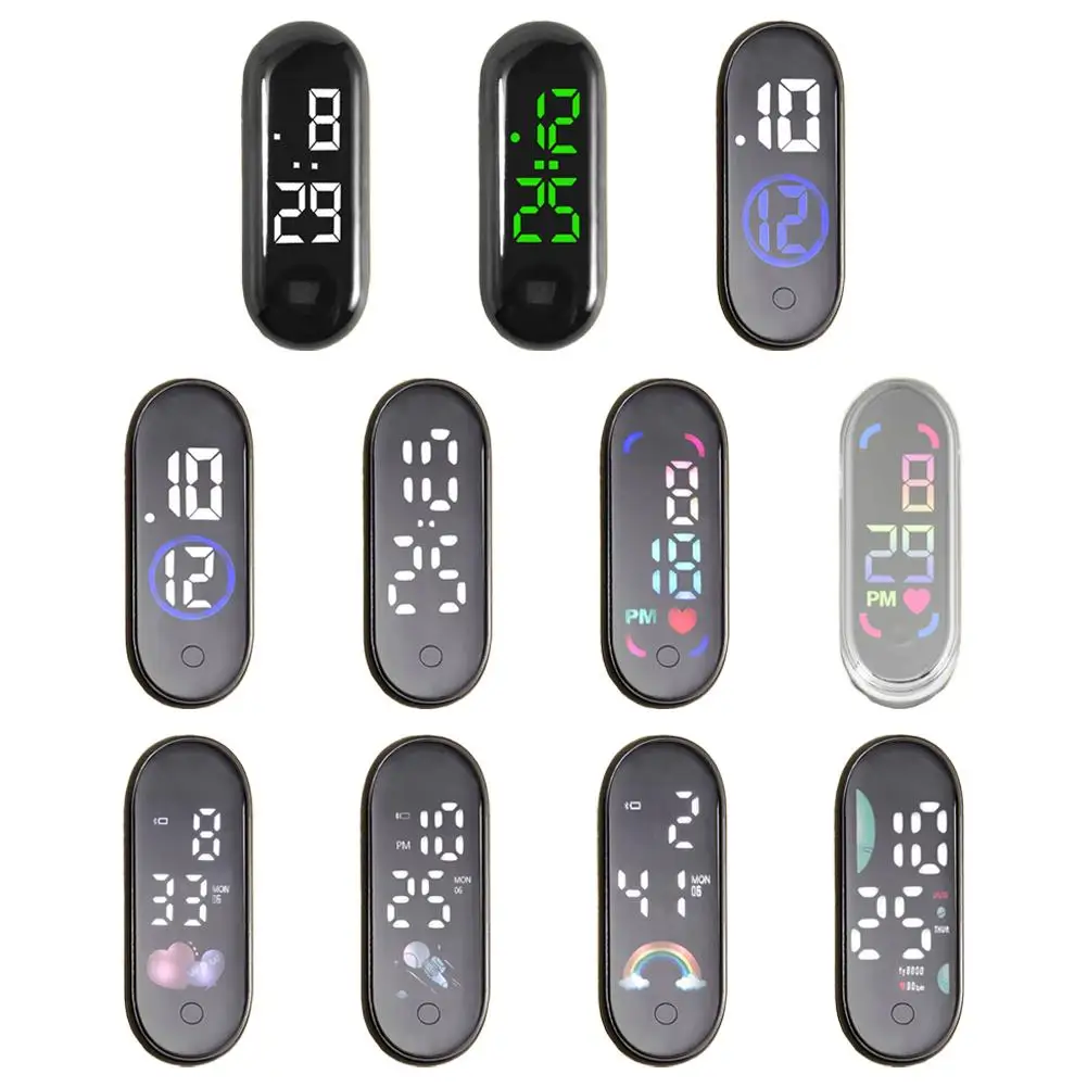 Waterproof Luminous Digital Dashboard Clock with Adhesive for Motorcycles and Scooters