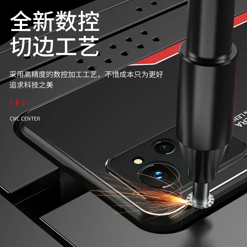 Luxury Aluminum Alloy Metal Shockproof Bumper Protect Back Cover
