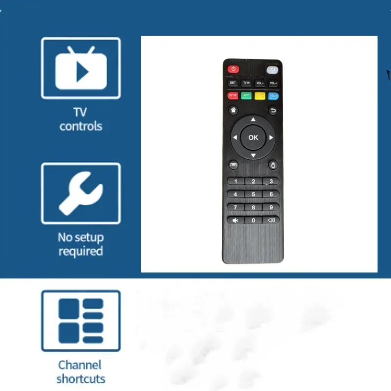 Universal Remote Control for Android TV Box with KD Function