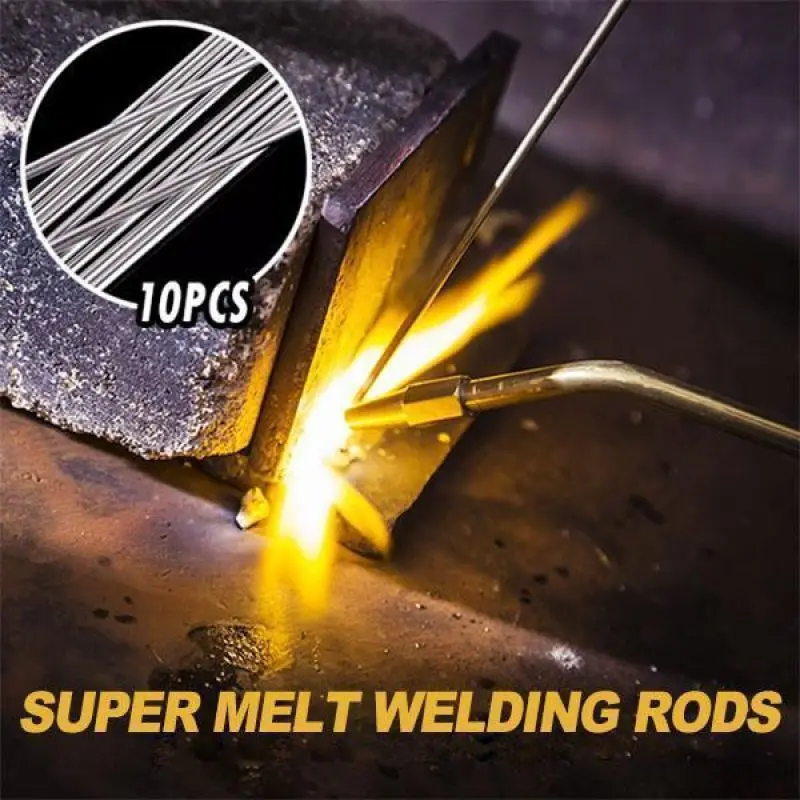 Welding Rods No Need Solder Powder Aluminum Welding Rod 1.6/2mm Brazing Low Temperature Aluminum Solder Soldering Rod