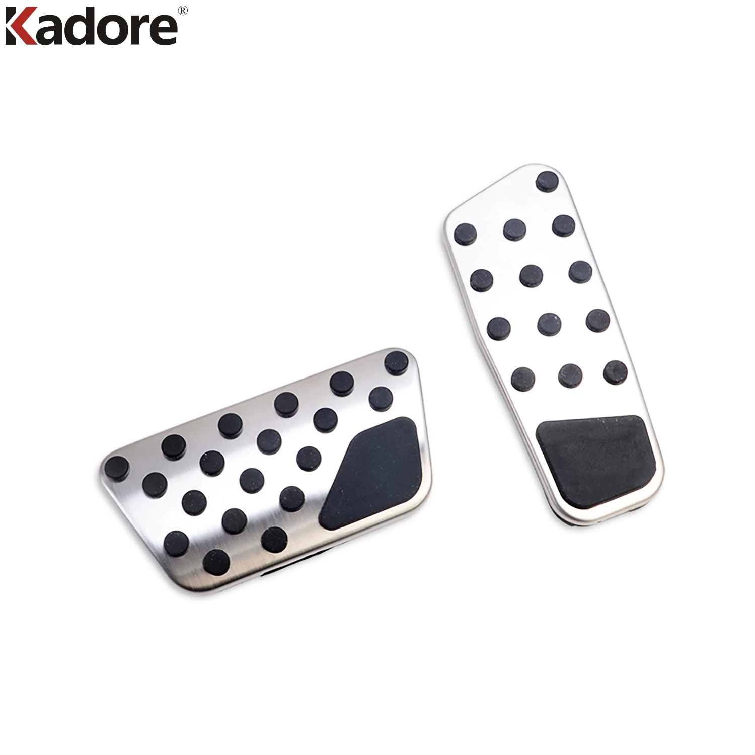 For Chrysler Pacifica Stainless Steel Fuel Brake Foot Rest Pedal Pad AT Clutch Cover car accessories