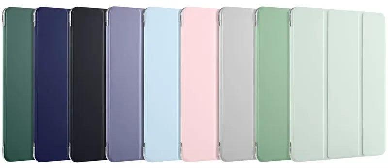 Elegant PU Leather Stand Cover with Pen Holder for Tablet - Soft Back Case, 12.1 Inch