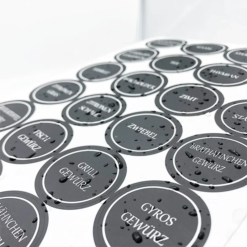 120Pcs5SheetGermanKitchenJarsStickersAdhesiveLabelsforSpice