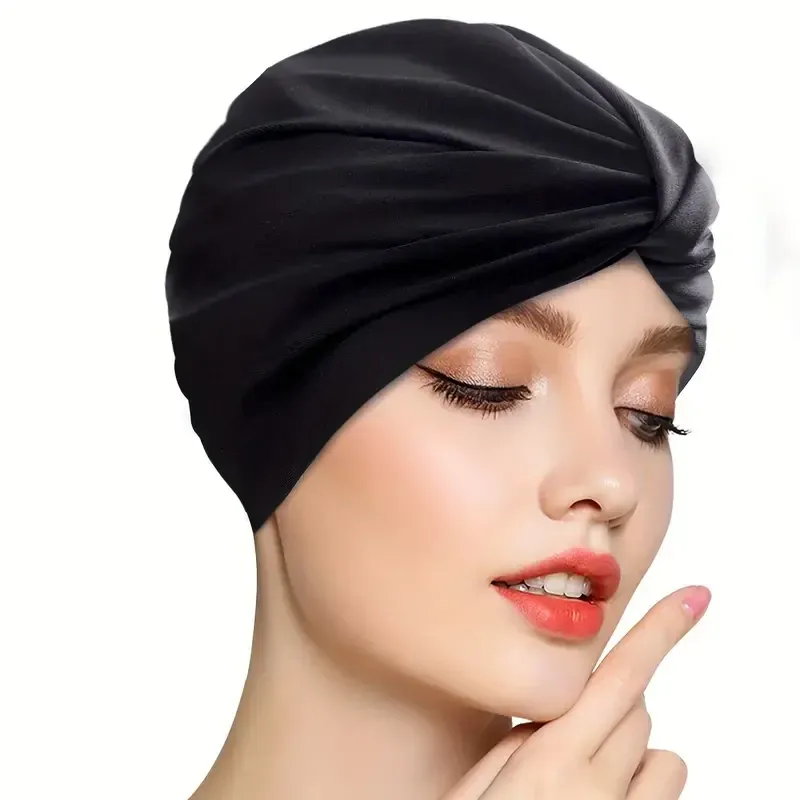 1pc Anti-Slip Swimming Cap for Long, Curly, Thick Hair and Braids - Perfect for Beach and Pool with Flexible Fit