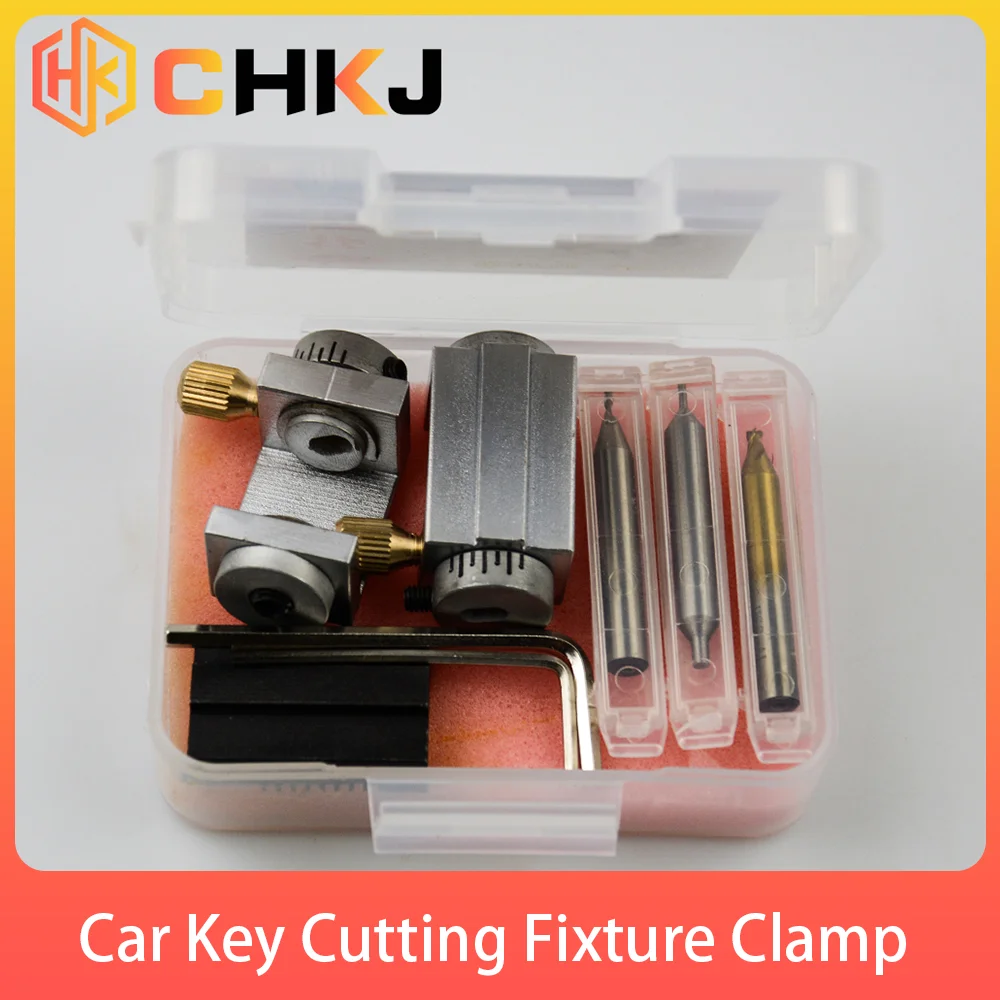 CHKJ Ford Mondeo Jaguar Key Duplicating Copy Machine Fixture Clamp Accessories Car Key Cutting Machine locksmith tools,duplicating fixture clamp