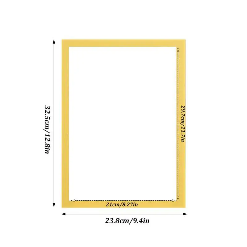 A4 Removable Picture Frames Magnetic Picture Frame Home Decor for Car Door Bedroom School Classroom Travel Vacation Graduation