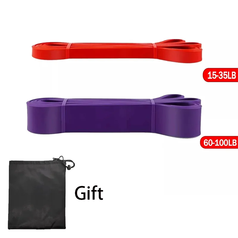 Pilates & Gym Power Resistance Bands for Strength Training and Bodybuilding