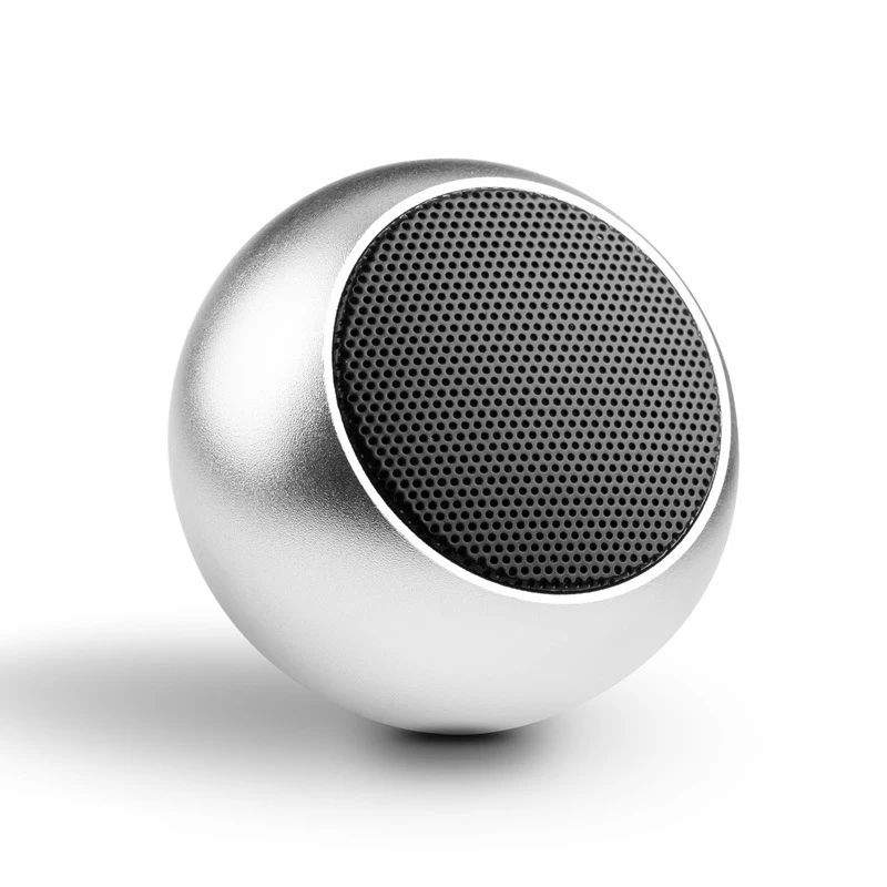 Portable Bluetooth Wireless Speaker - Mini Metal Soundbox with Deep Bass Subwoofer and Hands-Free Calling