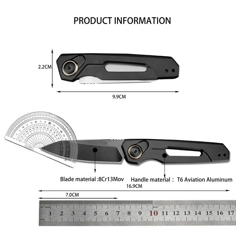High Quality KS 7550 Launch 11 8Cr13Mov Blade T6 Aircraft Aluminum Handle Outdoor EDC Camping Hiking Survival Hunting Tools 6