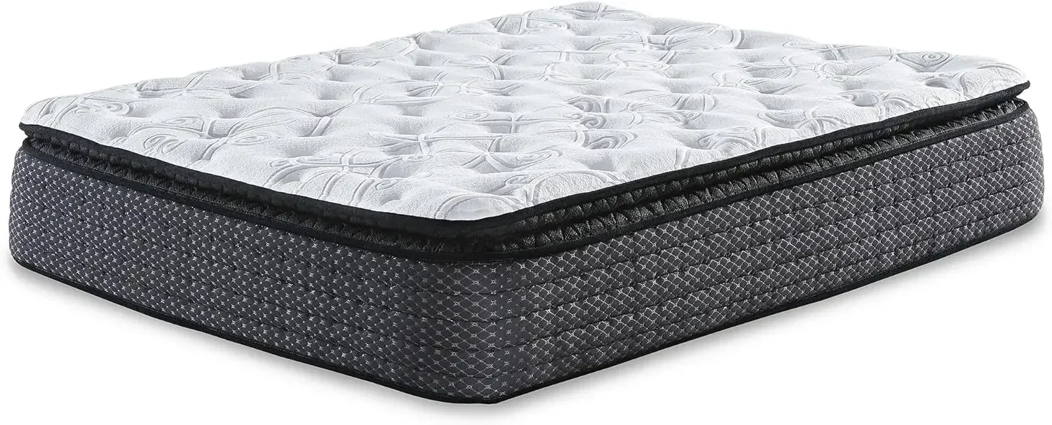 Queen Mattresses Size Limited Edition 11 inch Plush Pillowtop Hybrid Mattress Lumbar Support Gel Memory Foam