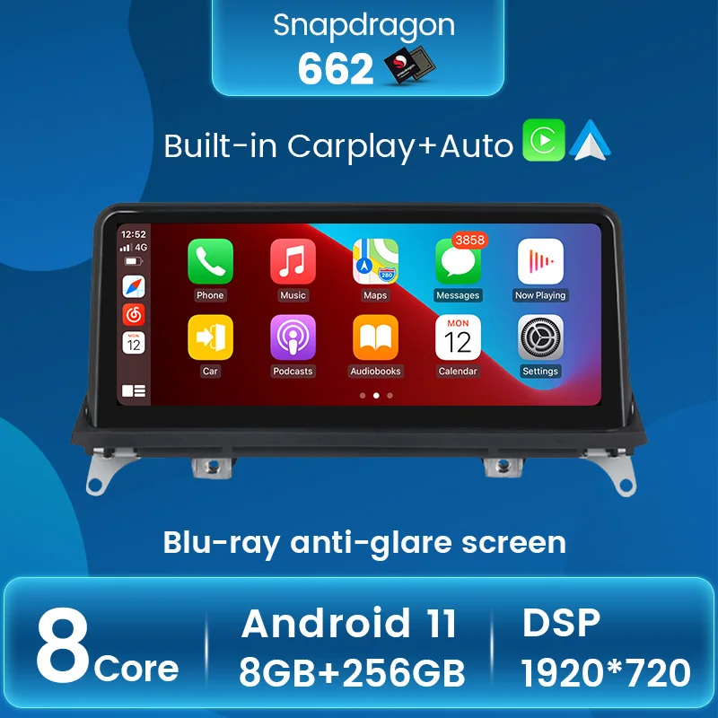 Android 11 Car Video Player for BMW X5 E70 X6 E71 2007 2013 CCC CIC