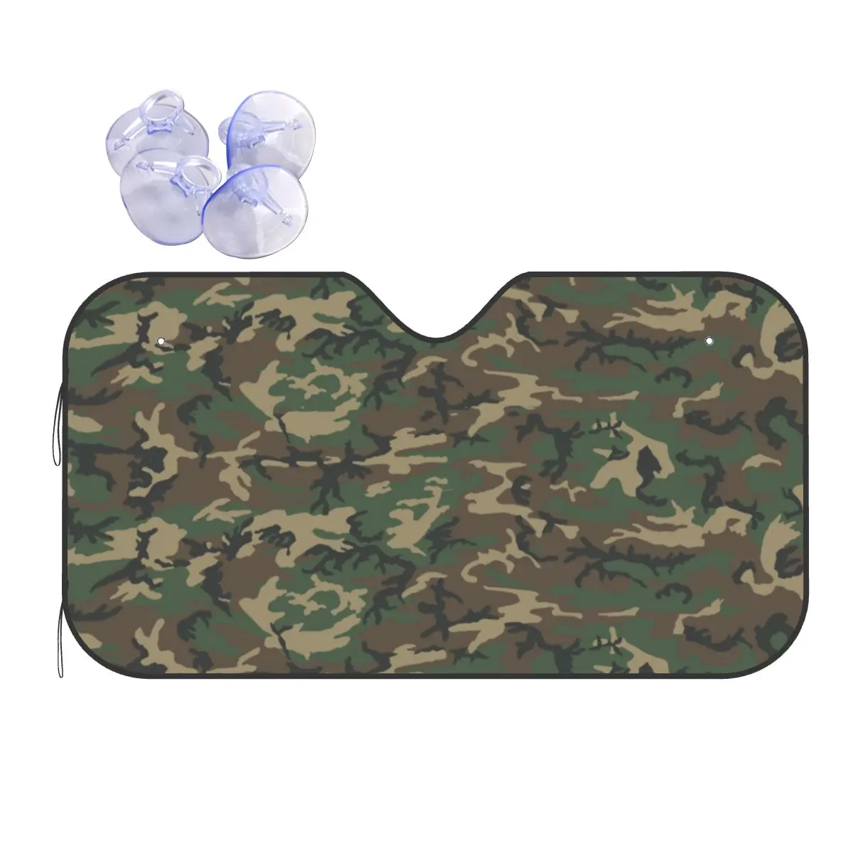 

Army Camouflage Pattern Funny Sunshade Windscreen 76x140cm Jungle Military Camo Foils Car Sunshade Blinds