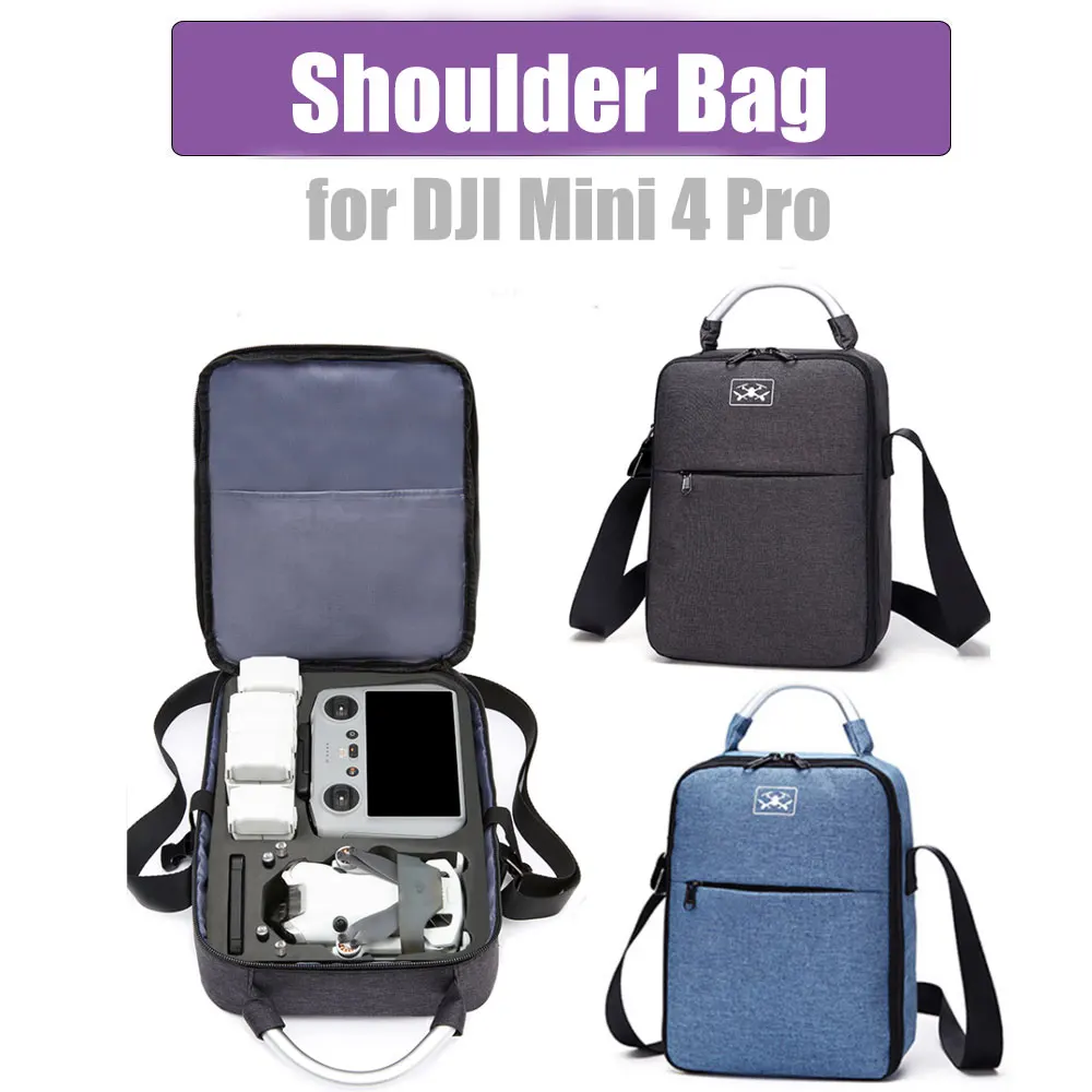 Drone Accessories Drone Storage Bag Drone Storage Case Camera Shoulder Bag Shoulder Bag for DJI Mini 4 Pro Portable for DJI RC2/ RC-N2 Remote Control
