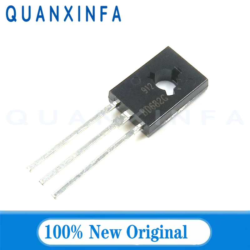 10PCS BD681 BD682 TO126 BD682G BD681G PNP/NPN Darlington transistors
