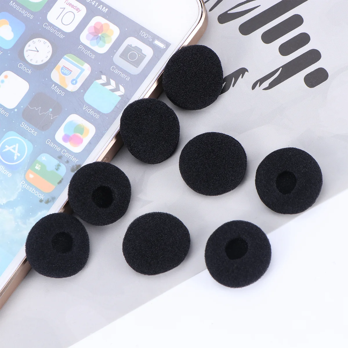 

30 Pack Earbud, Earbuds Cover for Earphones, Earphone Pads for Replacement Storage Home ( Black )