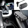 SEAMETAL Car Charger QC3.0 Fast Charging Cigarette Lighter Adapter 4 USB Ports 120W Phone Charger with Switch Voltage Display 6