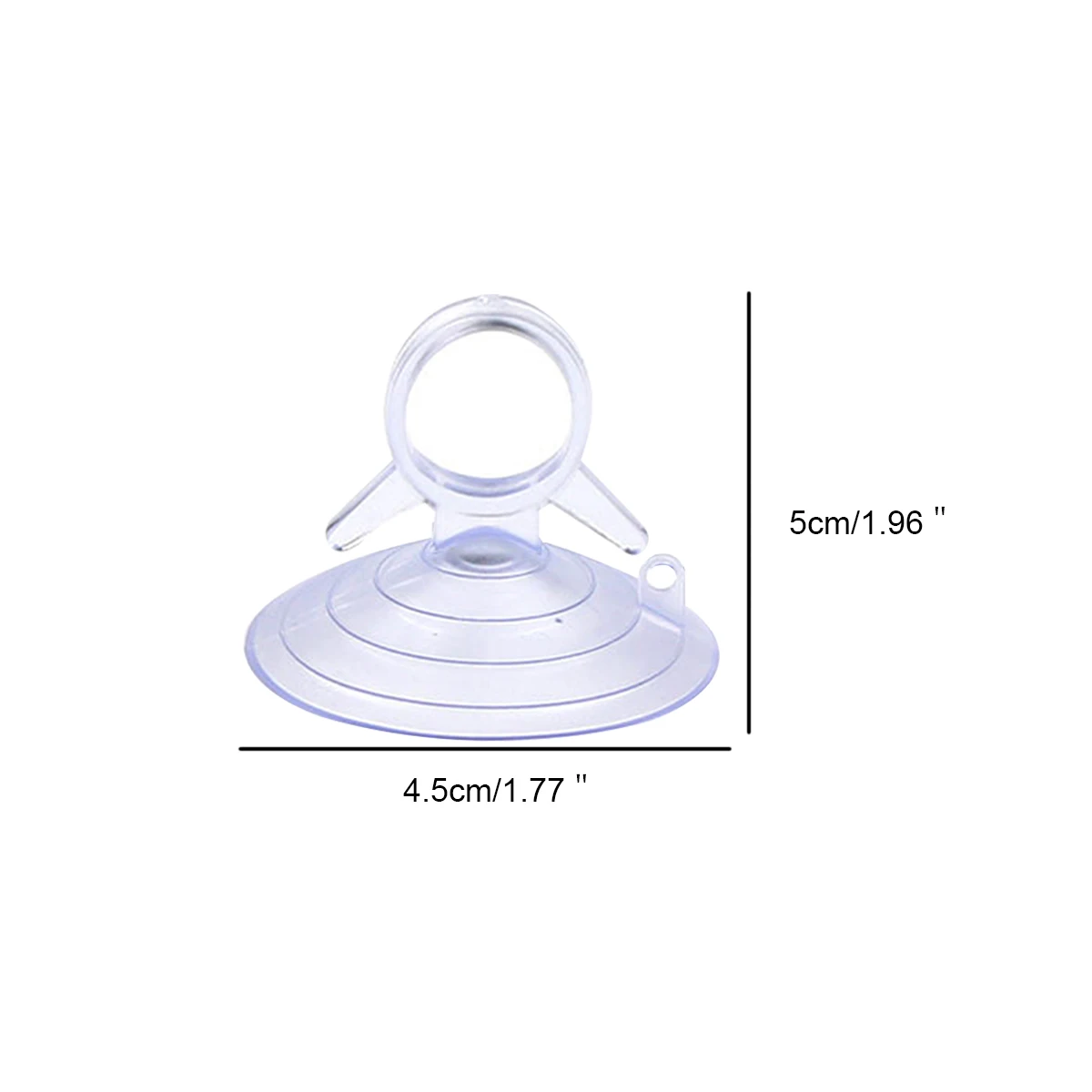 20Pcs Suckers Car Sunshade Suction Cups Heavy Duty Clear Rubber Plastic Suckers PVC Suction Cup Hook 45mm