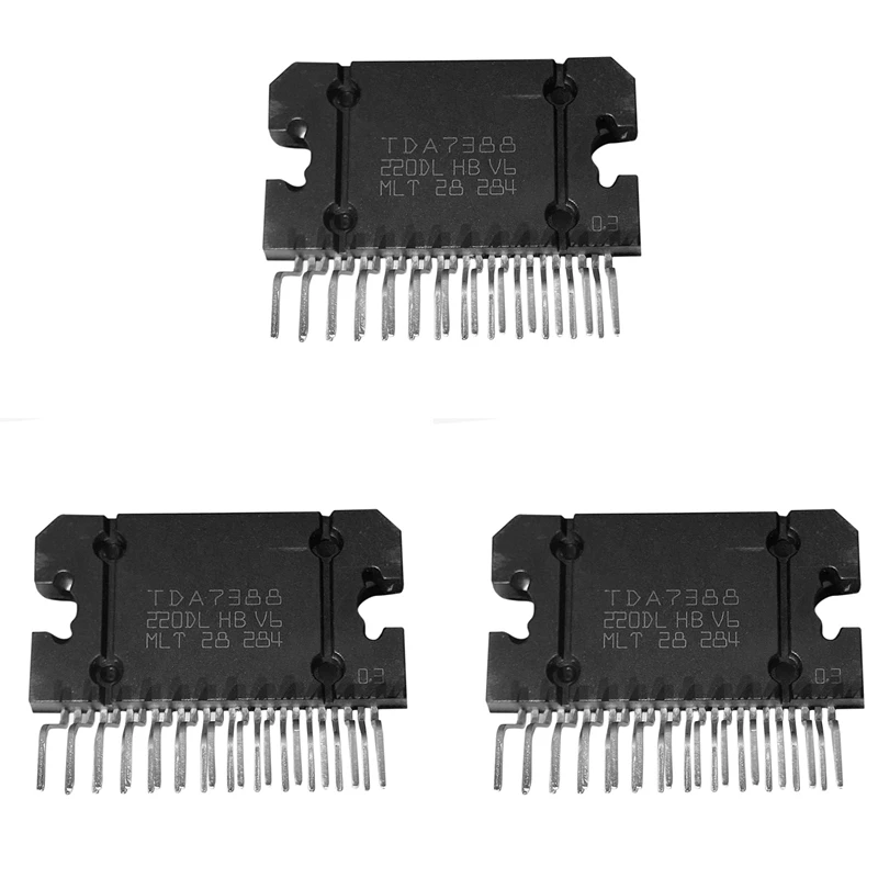 

3X TDA7388 Power Amplifier Audio Power Amplifier Integrated Circuit TDA-7388 New