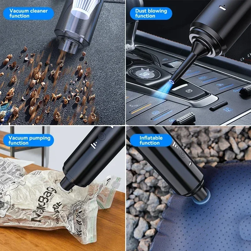 990000pa Without Dead Corner Powerful Vacuum Cleaner Smart Home Inflatable Cordless Handheld Vacuum Suction Blow 2026 New 2