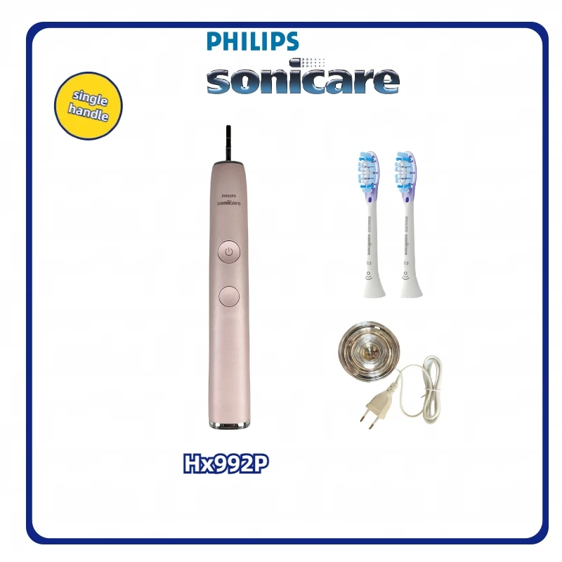 Philips Sonicare Toothbrush H992P With Sonicare Replacement Heads，Bluetooth connectivity,  4 Modes, Pink