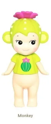 thumbnail image 1 of Sonny Angel - Muñeco de cactus genuino de serie limitada, conejo, mono, ratón, heterocromático, verde, regalo de Navidad para niñas, 1 of 5