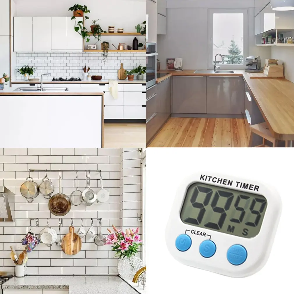 Hot Electronic Timer Household Large-screen Kitchen Digital Timer Portable Electronic Alarm Clock Laboratory Timer Dropshipping - 3