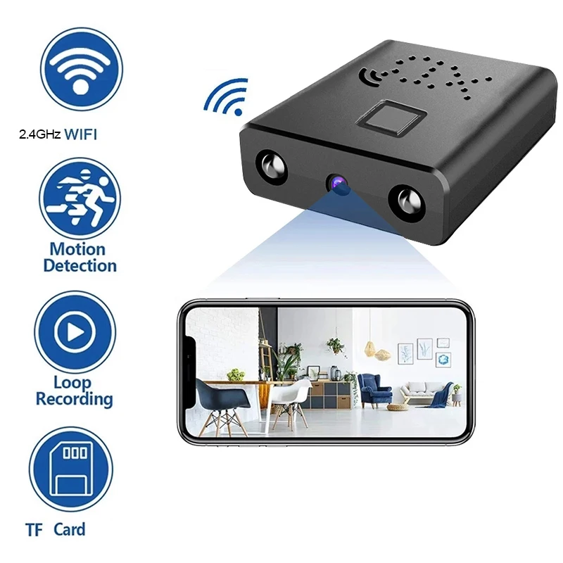 Description Picture 3 of item1080P Mini WiFi Camera HD Loop Recording Battery Cam Smart Home Security Protection Portable Camcorder Video Recorder
