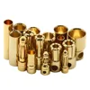 20pcs/lot 2.0mm 3.0mm 3.5mm 4.0mm 5.5mm 6.0mm 8.0MM Gold Bullet Banana Connector plug for ESC Lipo RC battery Plugs (10 pair) 6