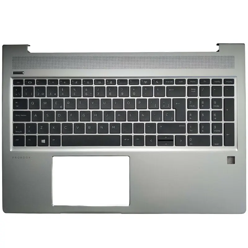 Laptop com Tampa Superior do Palmrest Teclado Espanhol e Latino hp Probook 15 450 g6 455 g6 455r g6 450 g7 455 g7 455r g7 Novo - Imagem 4