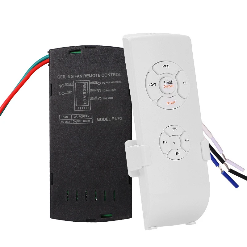 WiFi + RF APP Smart Universal Ceiling Fan Lamp Remote Controller Kit Remote Adjust Speed Light Control Switch AC100-240V