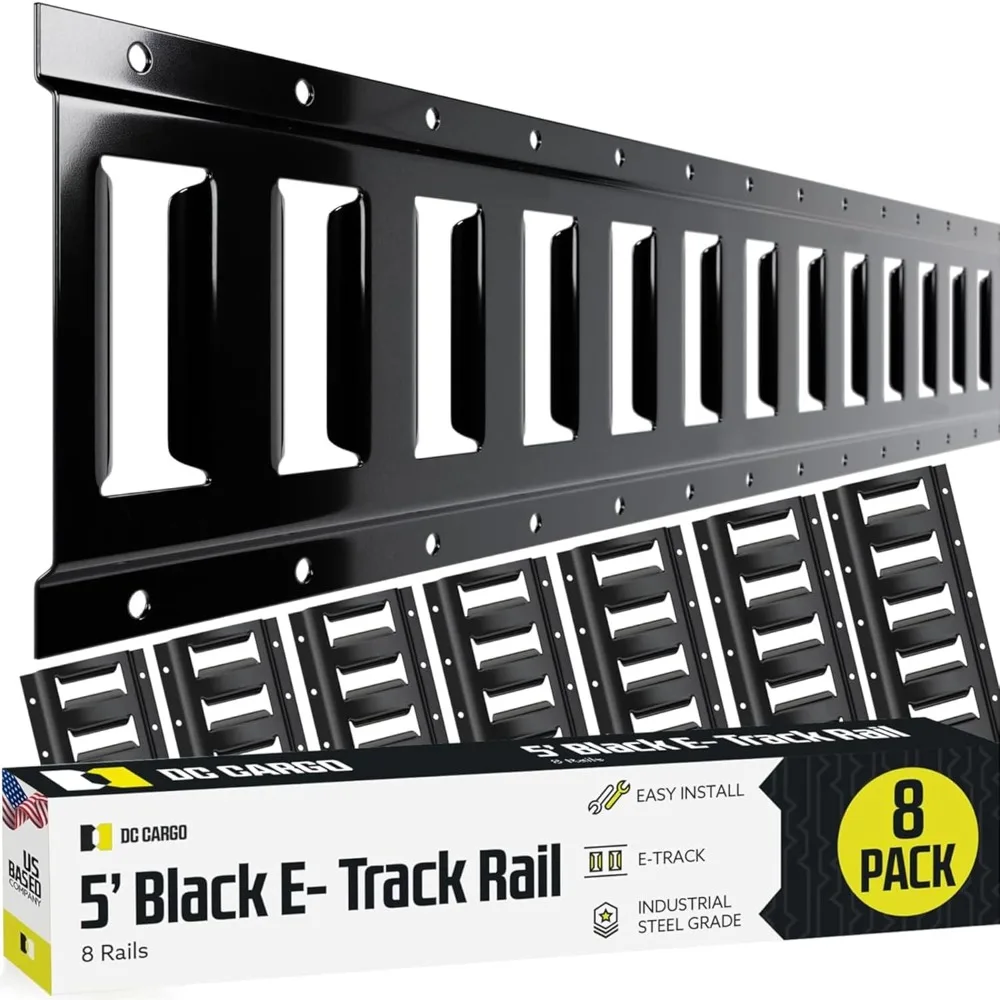 Heavy Duty E Track Tie Down Rail Kit 8 Pack