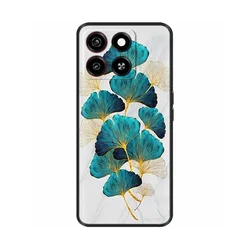 Cute Painted Black Silicone Soft TPU Phone Case - Stylish Protective Cover - ZTE Blade A55 (01575)