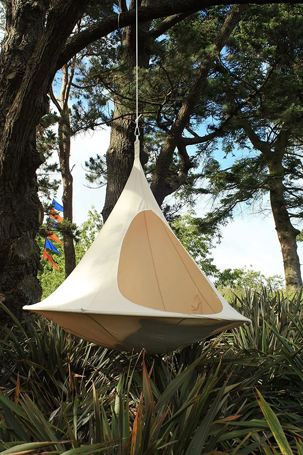 Outdoor travel camping hanging tree hammock indoor children's play swing hanging chair waterproof tent durable hanging tent 4