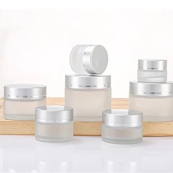 1PCS10/20/30ml Glass Jar Skin Care Eye Cream Jars Lotion Pot Refillable Bottle Makeup Eye Shadow Storage Cosmetic Container - Thumbnail 4