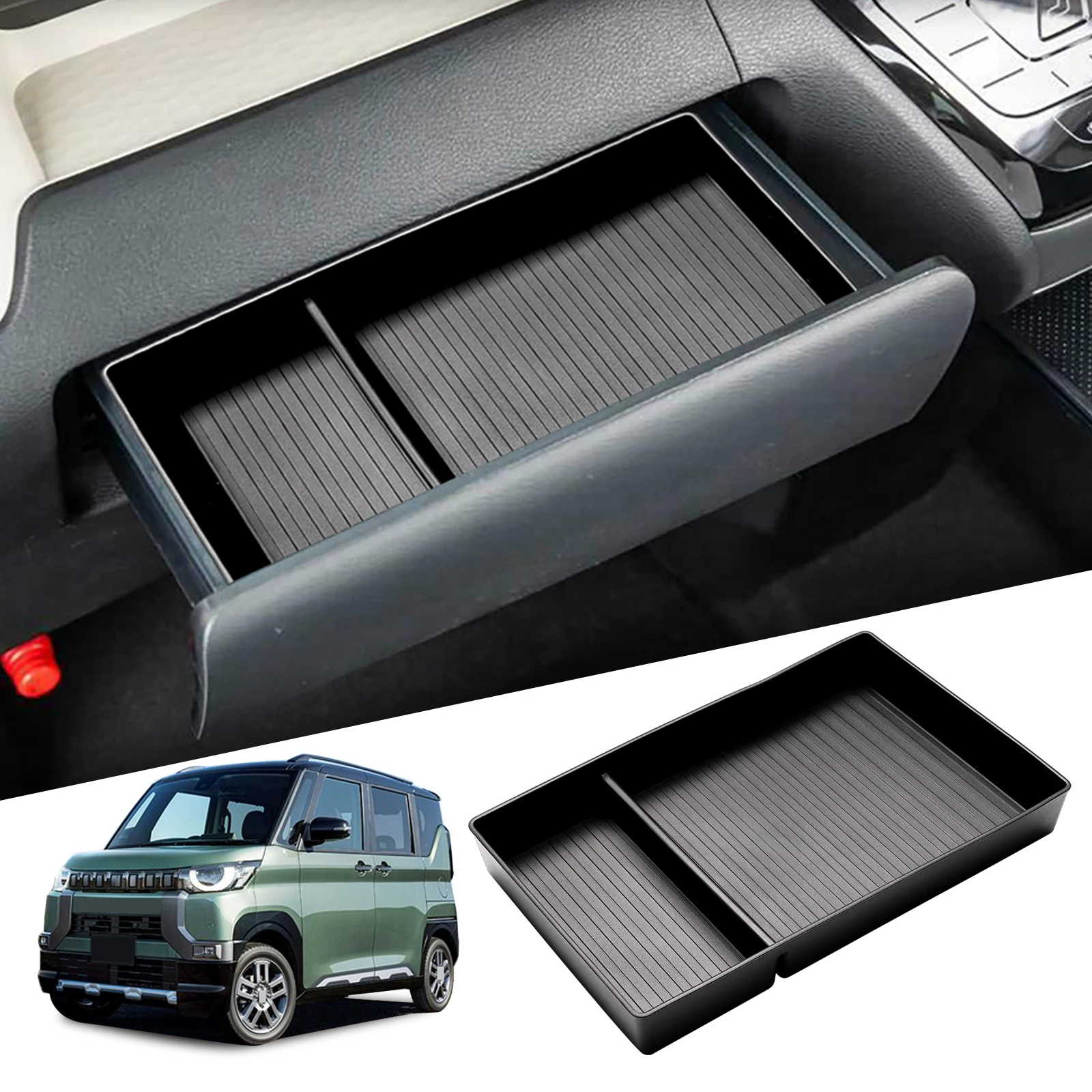 

for MITSUBISHI Delica Mini ek Cross/EV/Wagon/space Central Armrest Storage Box Car Tidying Accessories