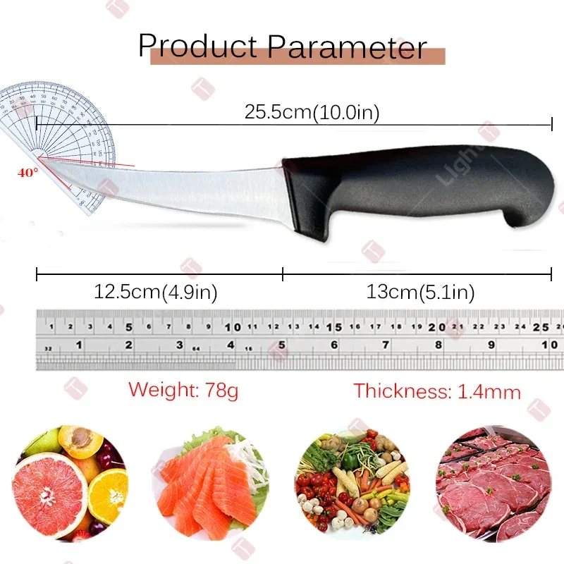 Kitchen Knife Chef Knife Meat Cleaver Fillet Boning Knife Fruit Cutter Fishes Slicing Knives Accessories