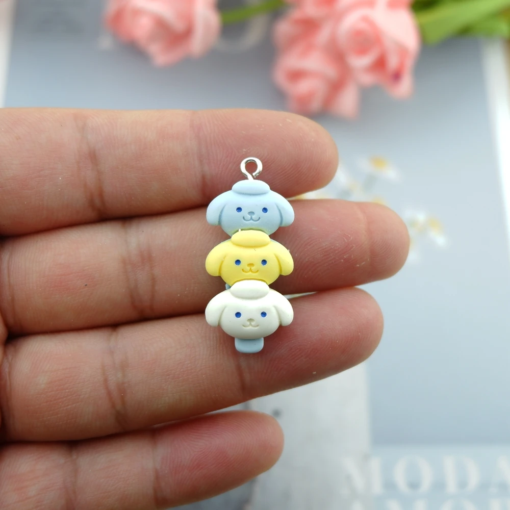 귀여운 곰 토끼 개구리 참 장식품, 쥬얼리 제작용 DIY 귀걸이 팔찌 펜던트 액세서리, 휴대폰 제작용 도매