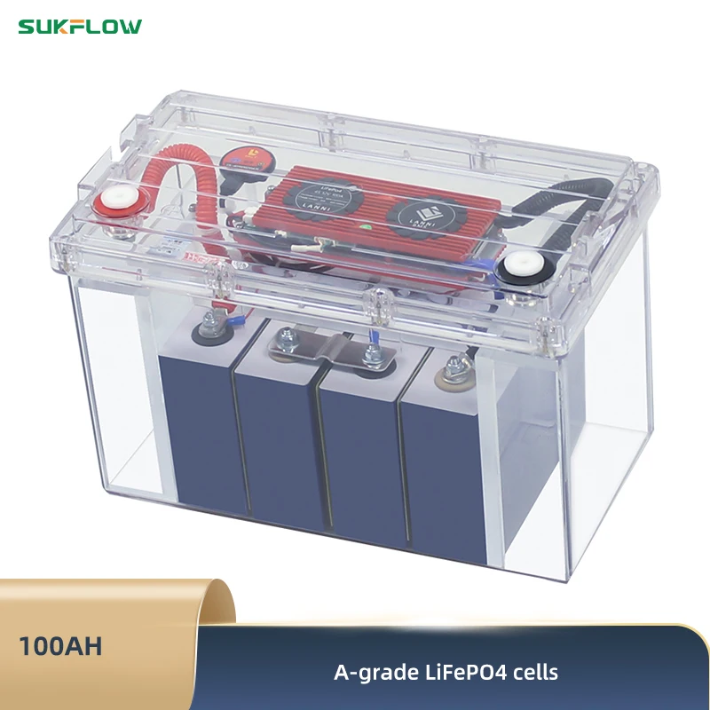 

Hyaline Shell 12V100Ah Golf Trolley LiFePO4 Discharge Suitable Temperature：-20°C~65°C Touring Car