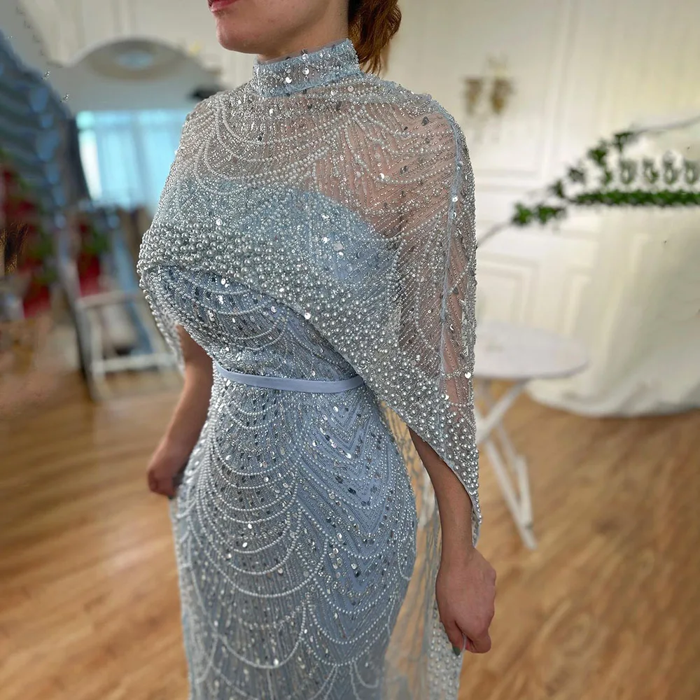 Sc12589c0867f4b529f8408c1aa8f6ecam Arabic Nude Mermaid Long Cape Sleeves Luxury Evening Dresses Gowns For Women Wedding Party Mallzona