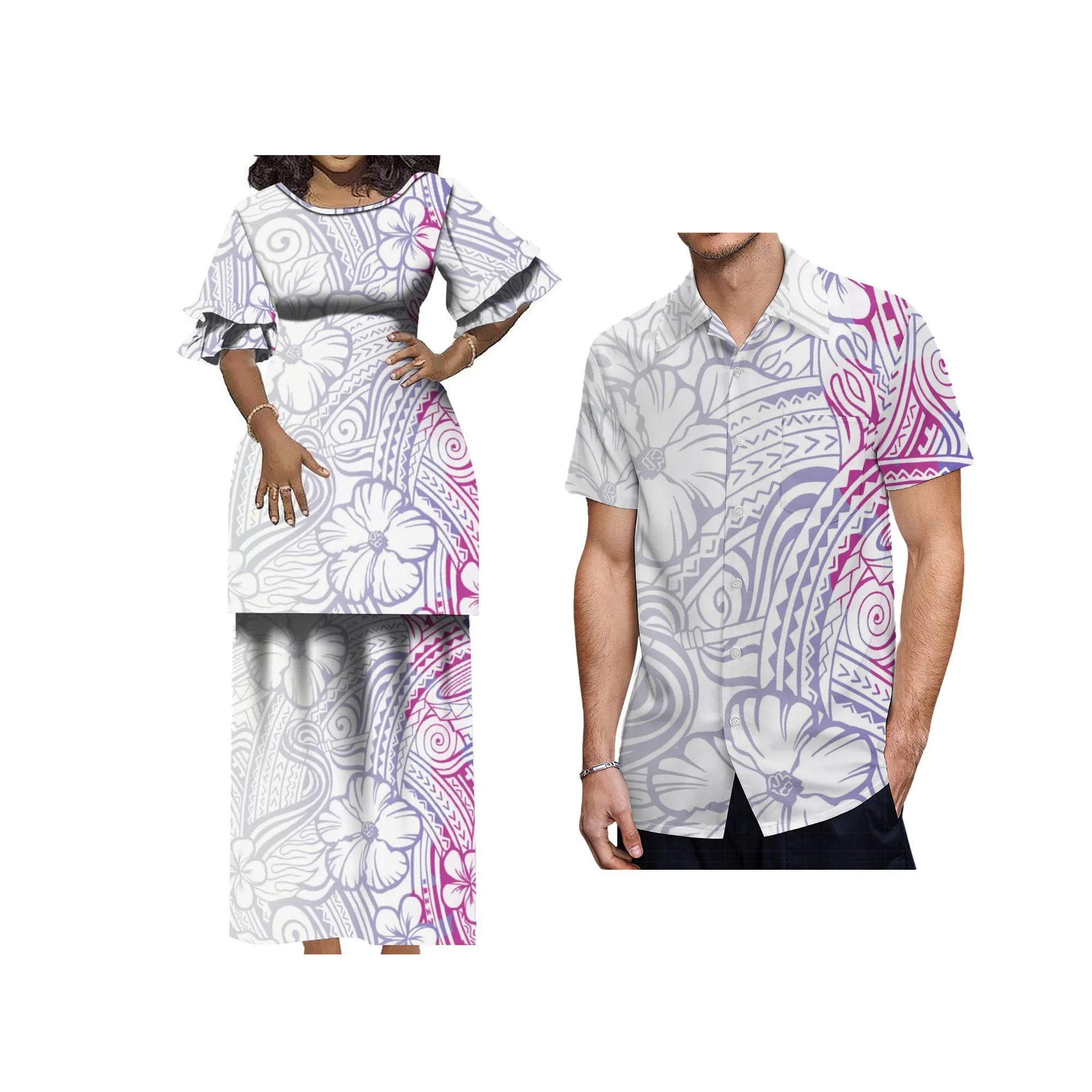 

Женский летний комплект из 2 предметов, топ с рукавами-лепестками и юбка, с принтом на заказ, Puletasi