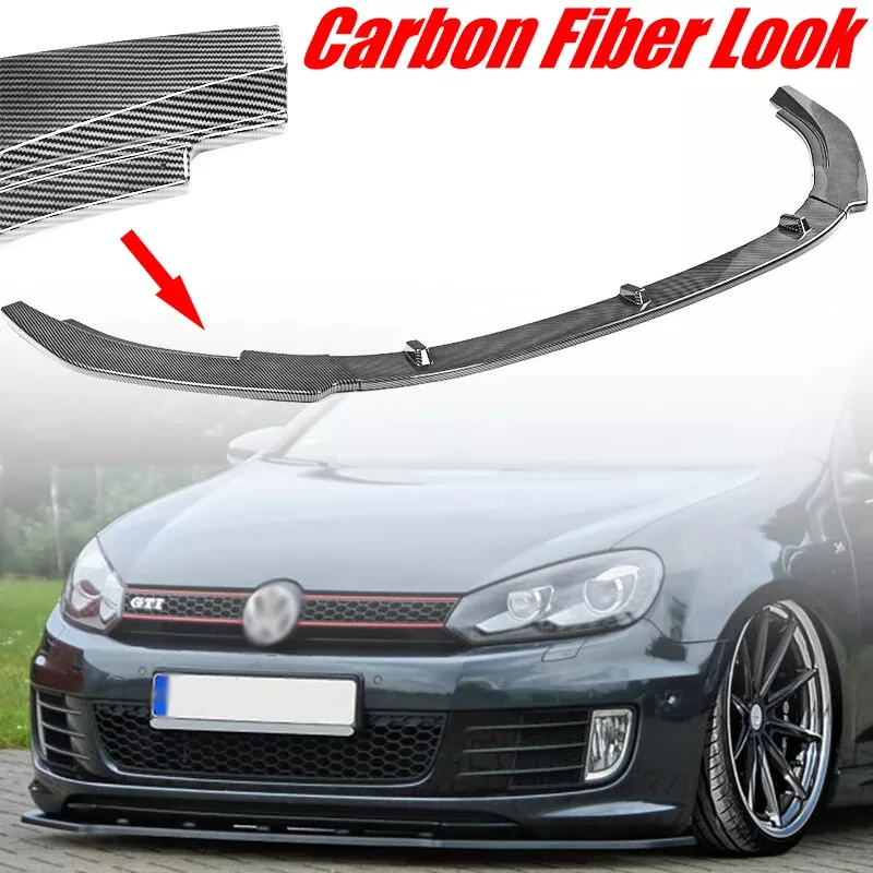 

Для Volkswagen VW Golf 6 MK6 GTI 2010 2011 2012 2013, передний бампер, спойлер, сплиттер, диффузор, комплект кузова, защита, автомобильные аксессуары